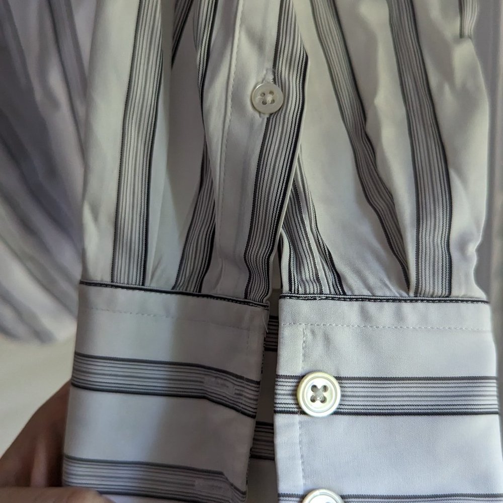 Men's Long Sleeve Dress Shirt - Faconnable - Picture 2 of 6
